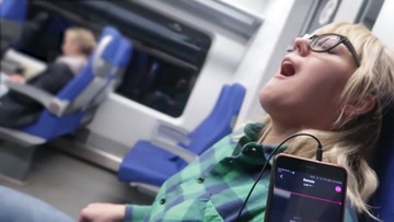 Screenshot REMOTE CONTROL MY ORGASM IN THE TRAIN / PUBLIC FEMALE ORGASM