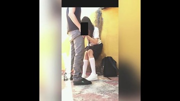 Screenshot Quickie Sex With my Girlfriend in the College Behind Classrooms! Doing Amateur Porn in the College!