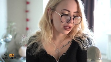 Screenshot ASMR JOI from nerdy girl