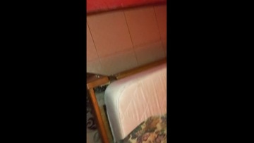 Screenshot The wife fucks with her husband and the fucker. Threesome sex.