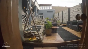 Screenshot Risky Fucking in Public Sauna and Pool