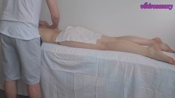Screenshot orgasm in a real massage session