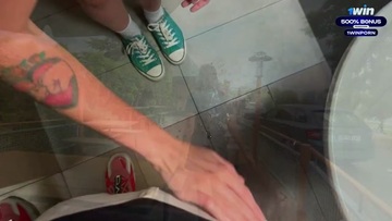 Screenshot Risky public sex in the toilet. Fucked a McDonald's worker because of spilled soda! - Eva Soda