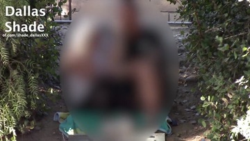 Screenshot RISKY park flashing Girl jerks me off real quick! We got CAUGHT by a dog walker!