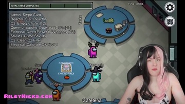 Screenshot Among Us But I Strip When I Dye NSFW gaming