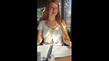 Screenshot Remote control redhead pussy´s with lovense in public