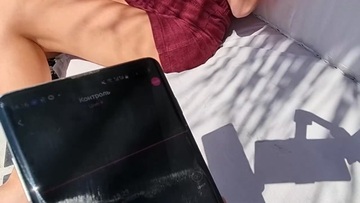 Screenshot I control her pussy in public with a lovense lush - she moans and is embarassed