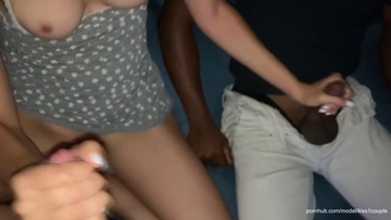 Screenshot Amateur hotwife takes bbc after party