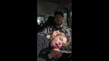 Screenshot Car bj happy tasty cum in mouth