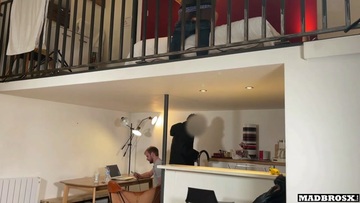 Screenshot Our friend Maxime Horns caught us while his girlfriend Noochka turns us on as soon as she wakes up!!