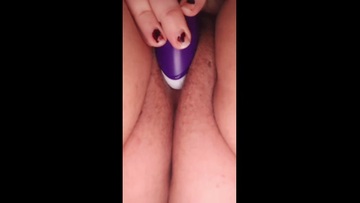 Screenshot Watch me cum, darling - unshaven toy clitoral orgasm - himedere kuudere