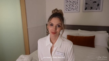 Screenshot ROOM SERVICE! Shy young hotel maid gets fucked by pervert hotel guest for money - Hope Heaven
