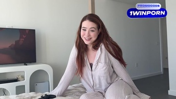 Screenshot Horny VIRGIN Big Titty Step-Sis SNEAKS Into My Room For First Orgasm