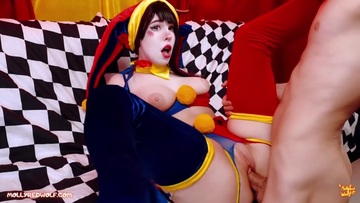 Screenshot The Amazing Digital Circus. Pomni Will Make You Cum - MollyRedWolf