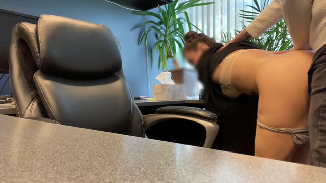 Screenshot Hot secretary sucks and fucks her boss to keep her job