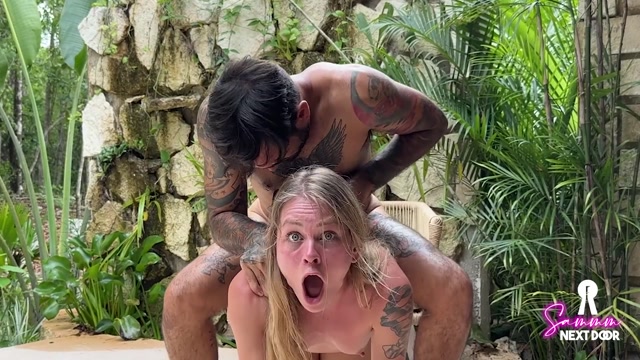 Bildschirmfoto American ANAL slut pounded in the Mexican JUNGLE - Sammmnextdoor Date Night #17