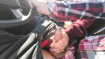 Screenshot We got horny at the mall and had passionate creampie sex in the car